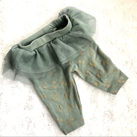 Carter's Other - Carters Newborn Baby Girl Sage Pants with Tutu